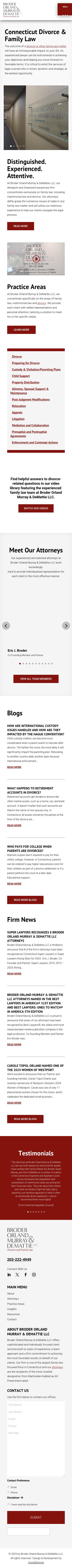 Broder Orland Murray & DeMattie LLC - Westport CT Lawyers