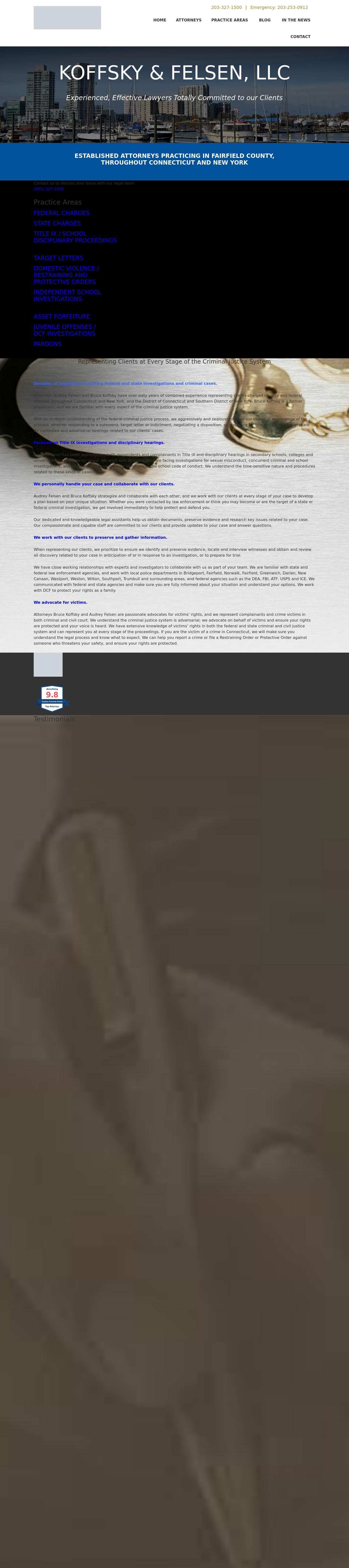 Koffsky & Felsen, LLC - Stamford CT Lawyers