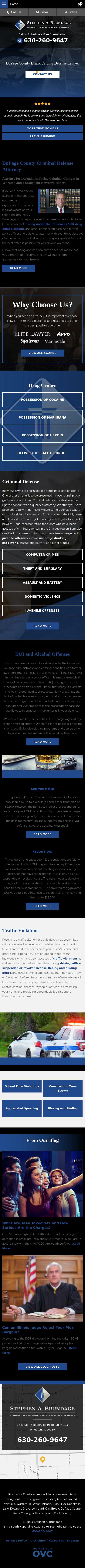 Law Office of Stephen A. Brundage - Wheaton IL Lawyers