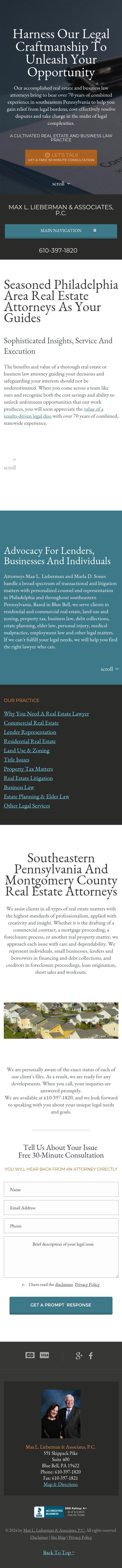 Max L. Lieberman & Associates, P.C. - Blue Bell PA Lawyers