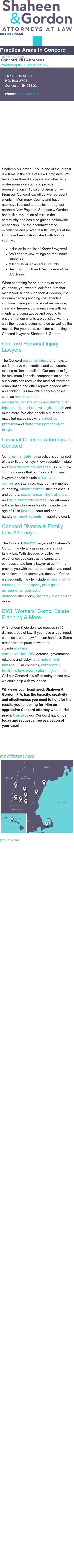 Shaheen & Gordon, P.A. - Concord NH Lawyers