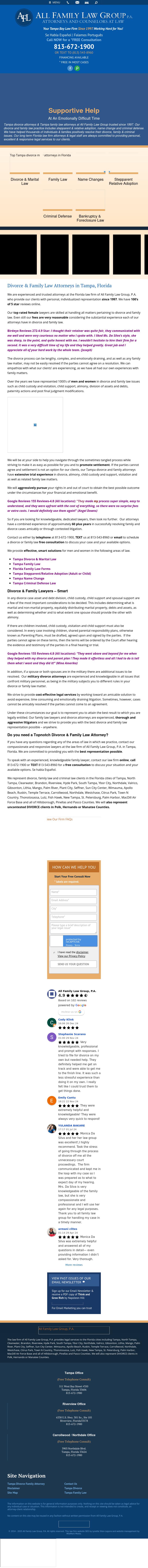All Family Law Group, P.A. - Tampa FL Lawyers