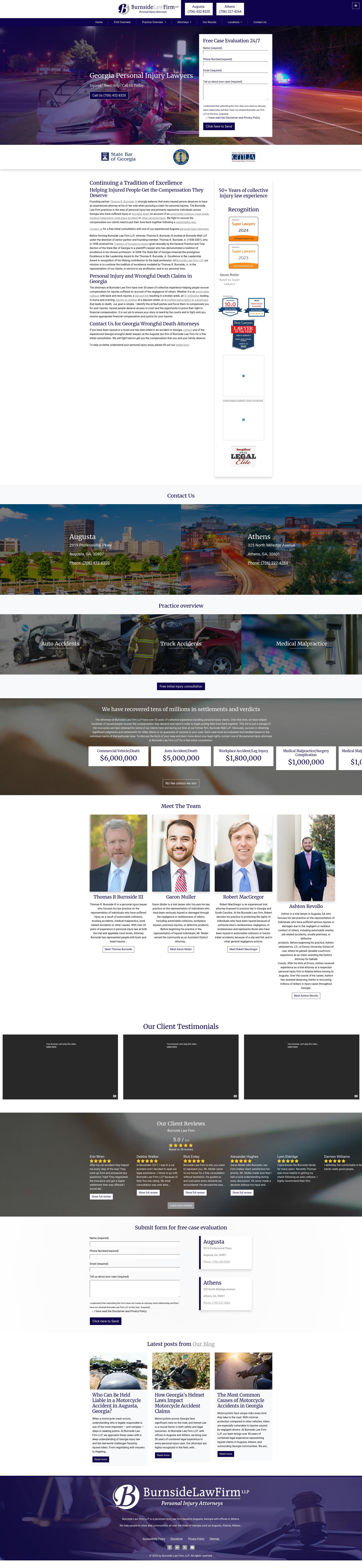 Burnside Law Firm, LLP - Athens GA Lawyers