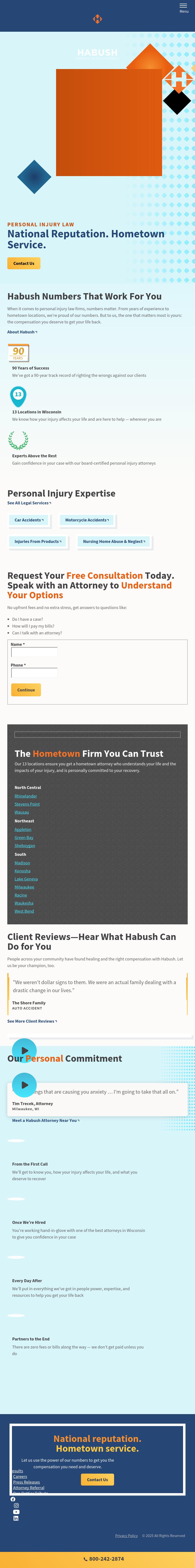 Habush Habush & Rottier S.C. - Rhinelander WI Lawyers
