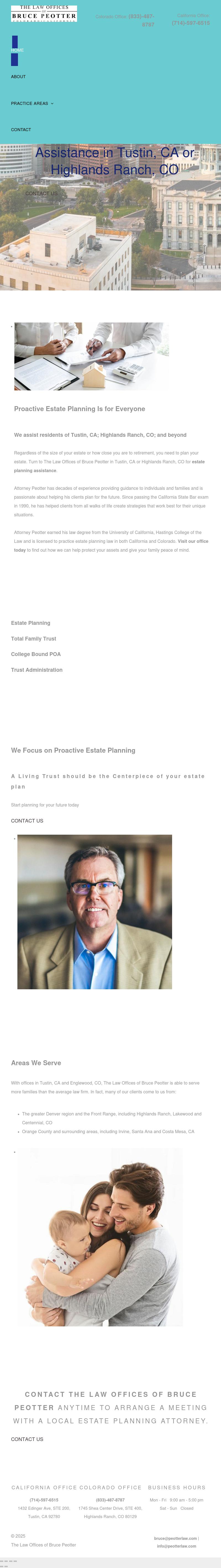 Law Office of Bruce Peotter - Tustin CA Lawyers