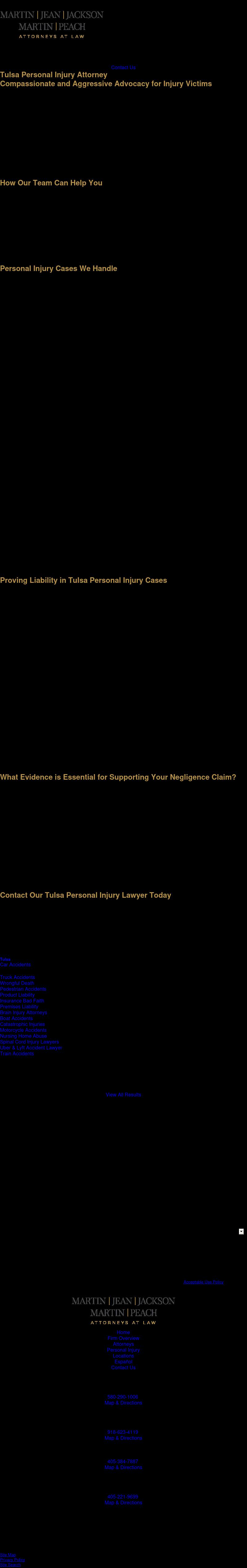 Martin Jean & Jackson, Attorneys at Law - Tulsa OK Lawyers
