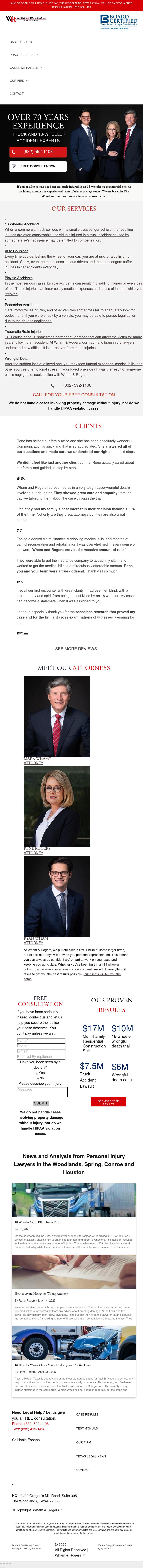 Wham & Rogers LLC - The Woodlands TX Lawyers